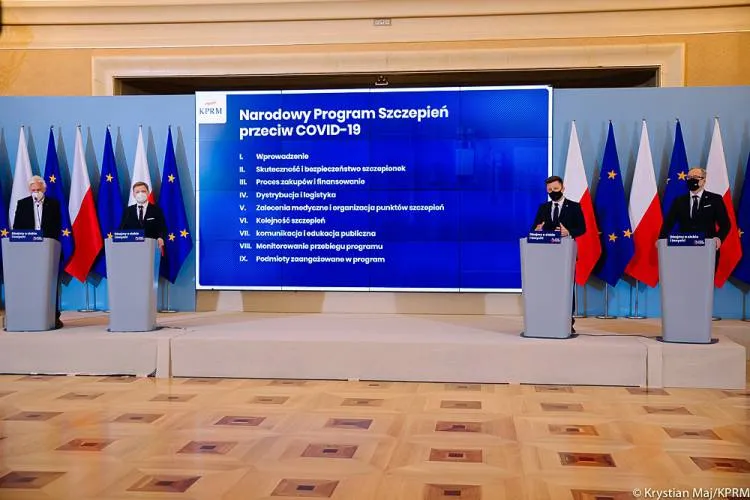 Rząd ogłosił projekt Narodowego Programu Szczepień Przeciw COVID-19