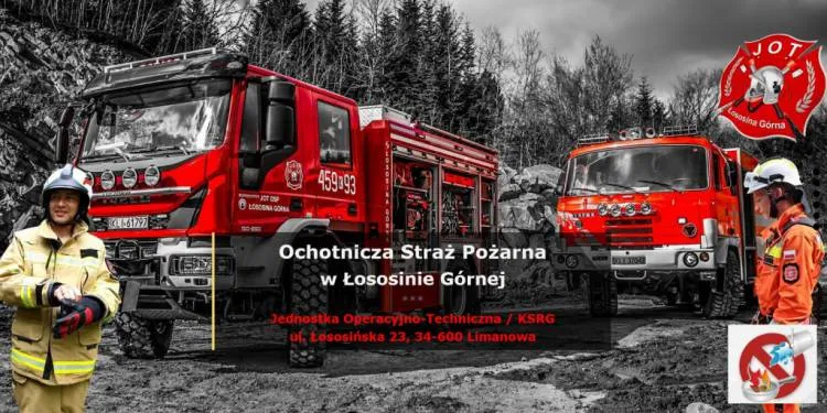 Ochotnicza Straż Pożarna Łososina Górna wzbogaciła się o dwa nowe pojazdy