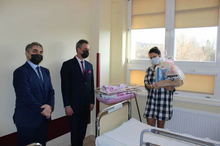 Pierwsze dziecko urodzone w 2021 roku w limanowskim szpitalu to dziewczynka (Rita)