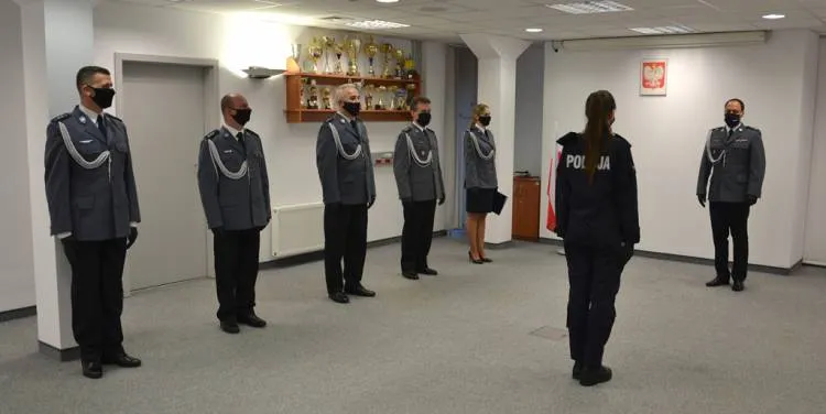 Szeregi sądeckiej jednostki zasiliła młoda Policjantka