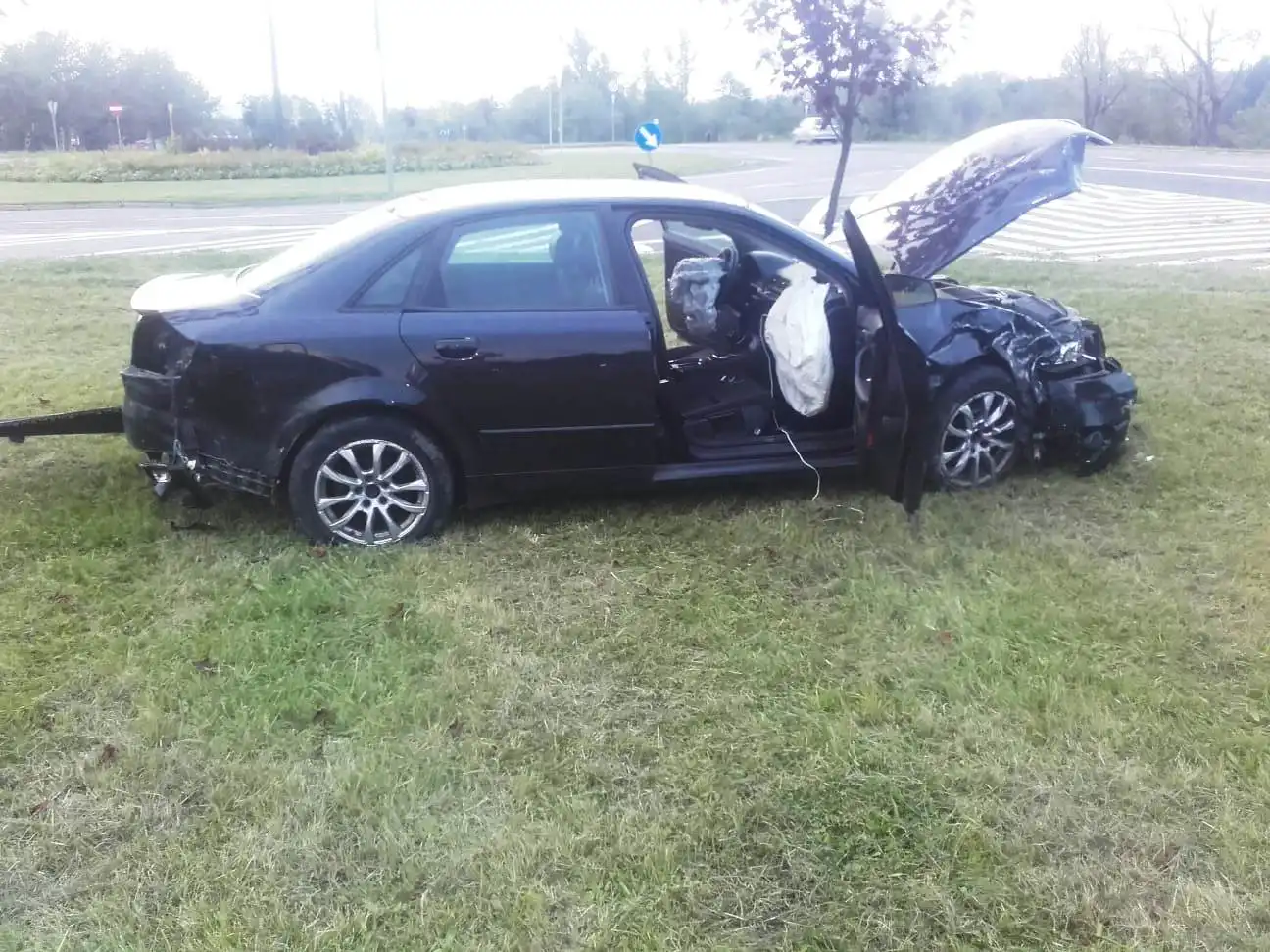 Kolizja na Al. Piłsudskiego w Nowym Sączu