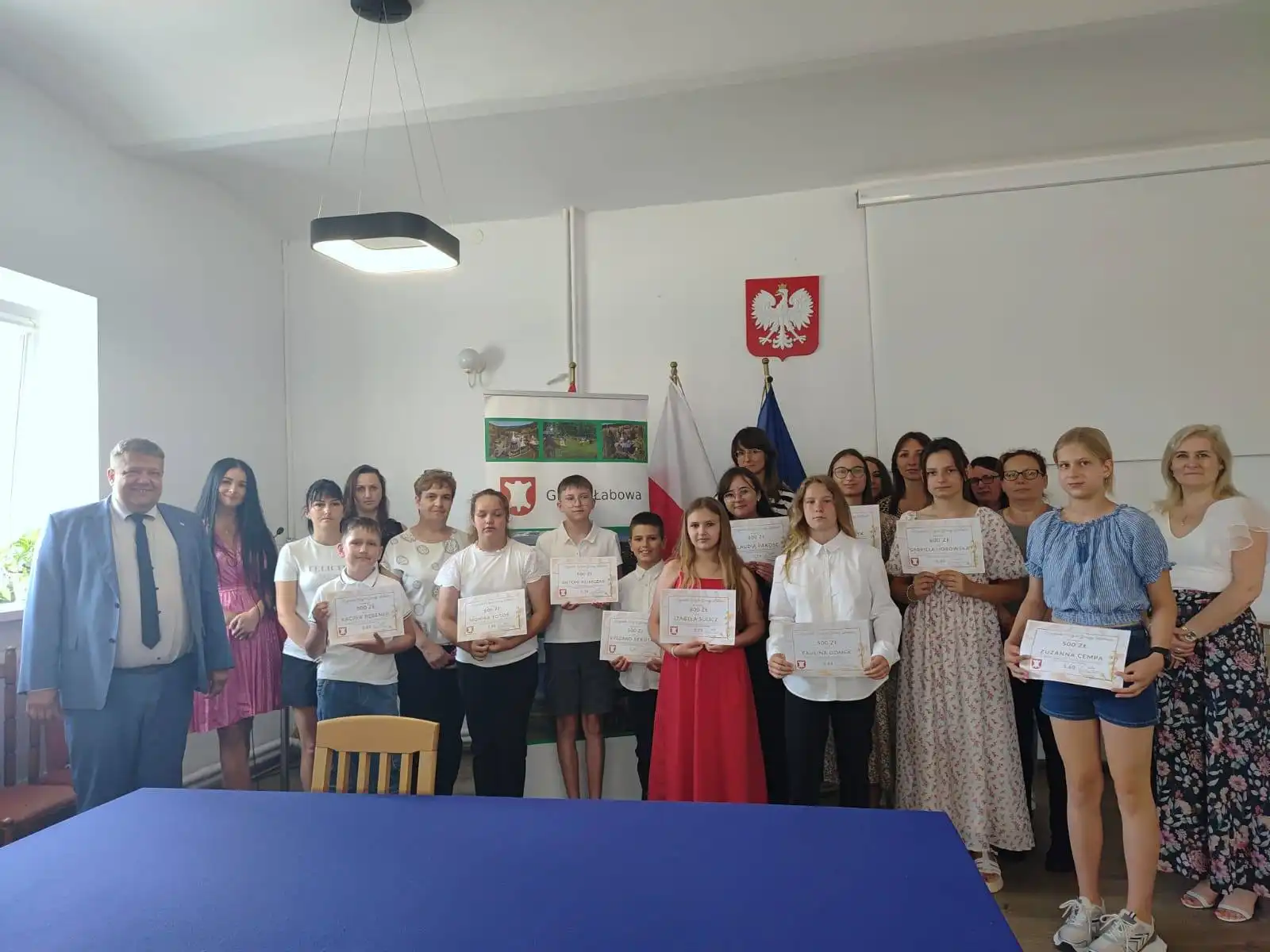 Najlepsi uczniowie z Gminy Łabowa nagrodzeni