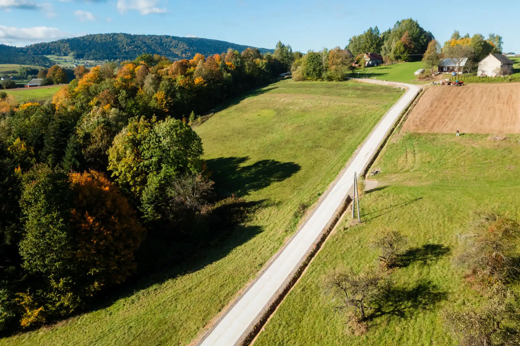 Nowe drogi dla rolników w gminie Grybów
