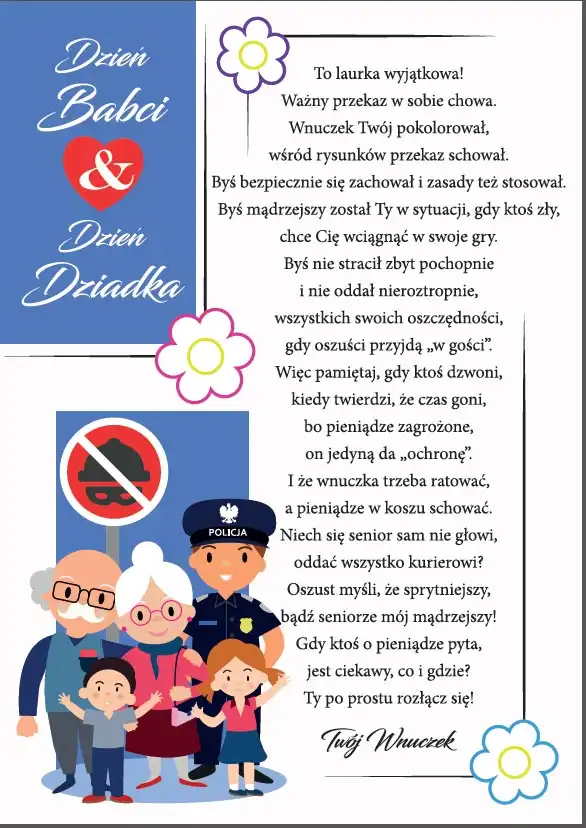 Przekaż swoim dziadkom nietypową kartkę