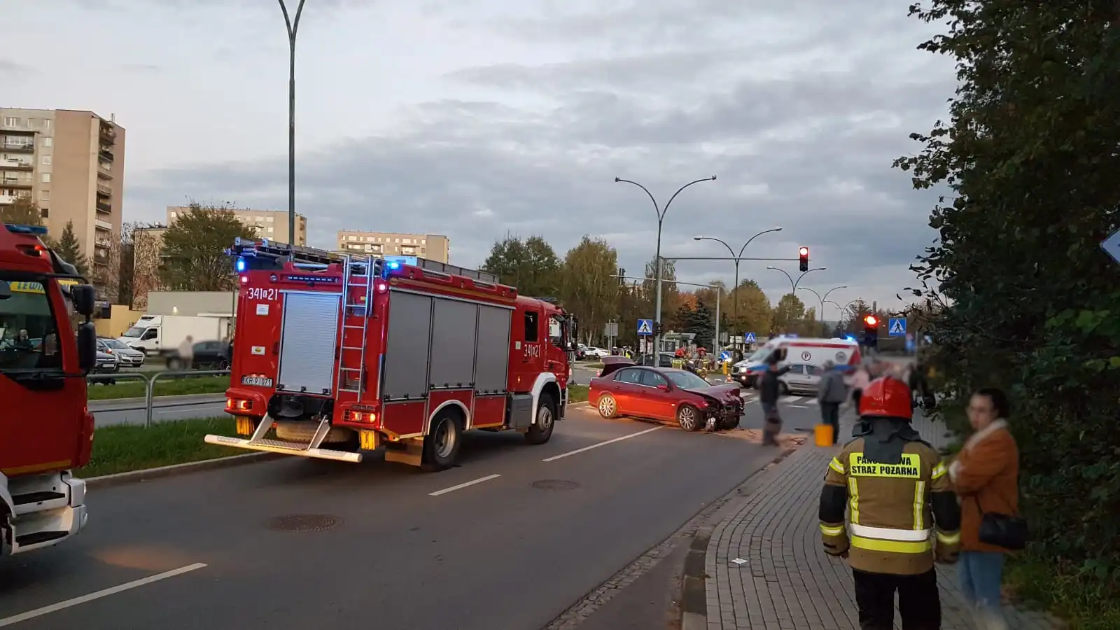Śmiertelny wypadek w Nowym Sączu. Nie żyje starszy mężczyzna