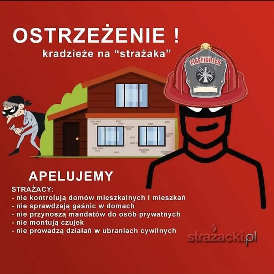 Straż Pożarna ostrzega przed oszustami