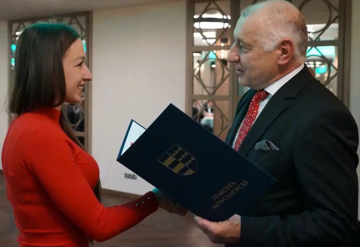 Kajakarze Klubu Sportowego "Start" w Nowym Sączu nagrodzeni