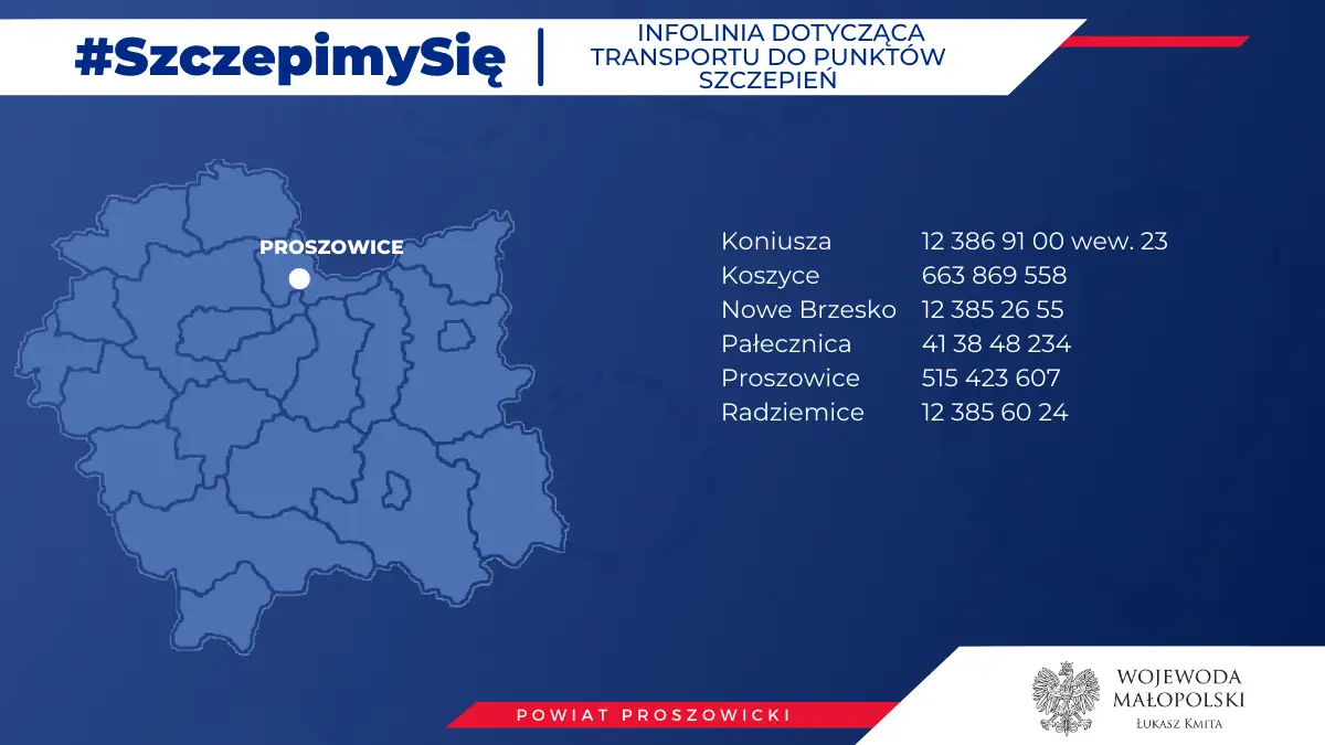 MUW: Ruszyły gminne infolinie w sprawie dowozu do punktów szczepień przeciw Covid-19