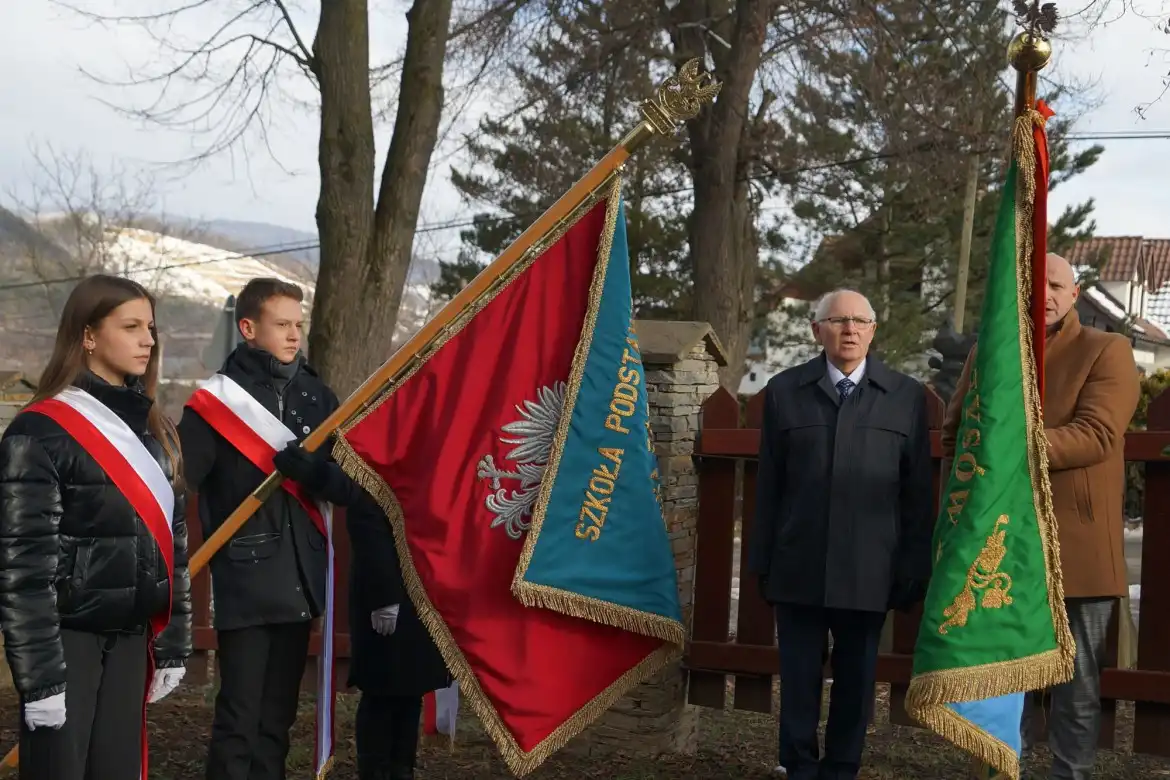 W Marcinkowicach odsłonięto tablicę upamiętniającą oficera Powstania Styczniowego