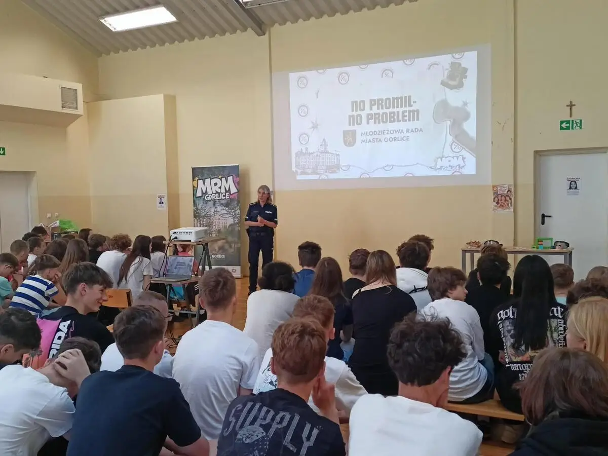 Młodzi przeciwko jeździe po alkoholu. Kampania „No Promil No Problem” w gorlickich szkołach