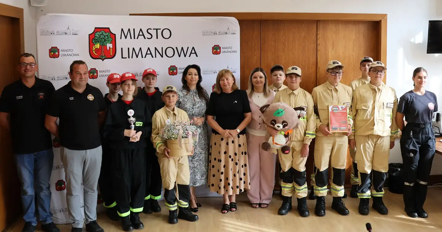 Młodzi strażacy z Limanowej na międzynarodowym obozie w Niemczech