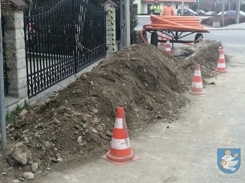 W Gminie Łącko rozpoczęła się budowa sieci gazowej średniego ciśnienia