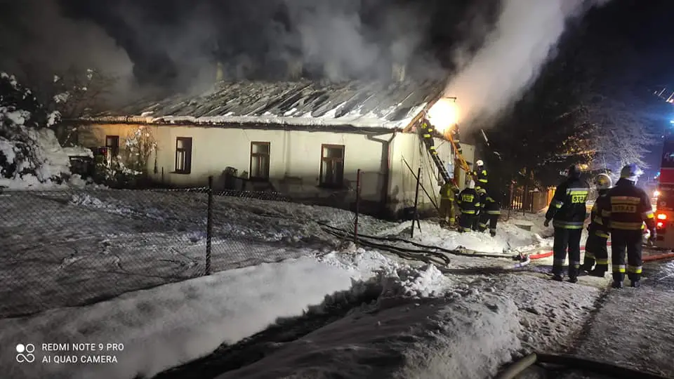 Kolejny tragiczny pożar w powiecie gorlickim. Nie żyją dwie osoby
