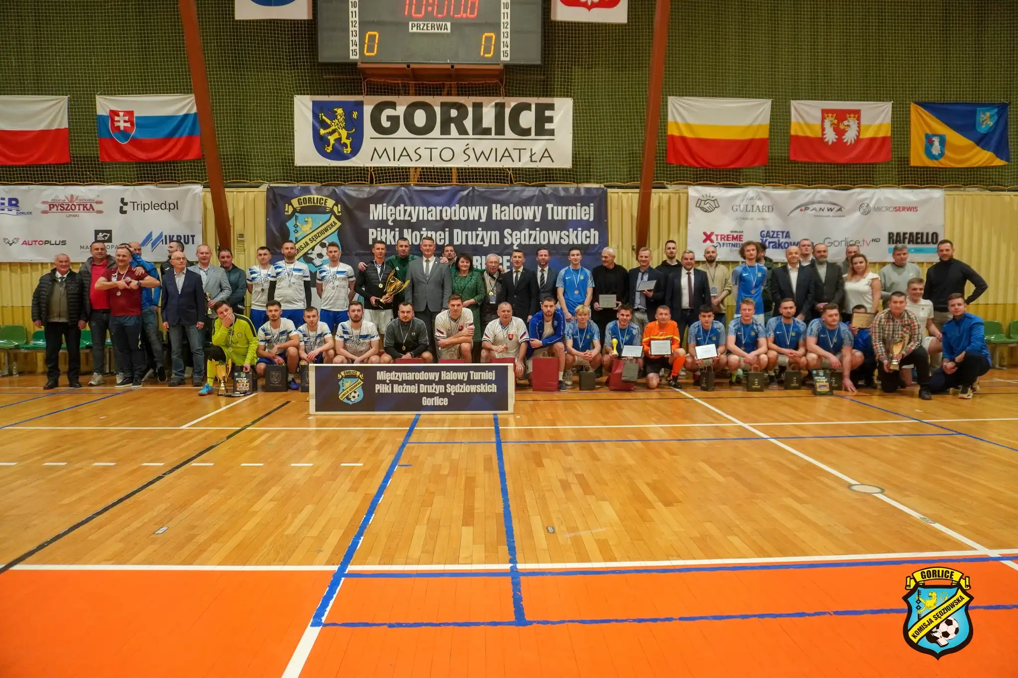 27. Międzynarodowy Halowy Turniej Piłki Nożnej Drużyn Sędziowskich w Gorlicach. Sportowe emocje na najwyższym poziomie
