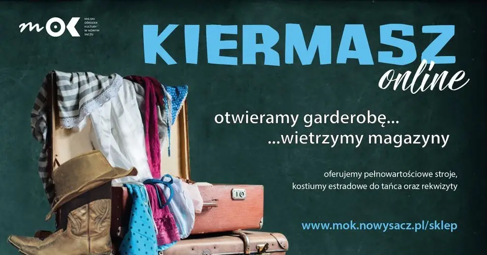 MOK zorganizował kiermasz online. Można kupić stroje, kostiumy estradowe do tańca oraz rekwizyty