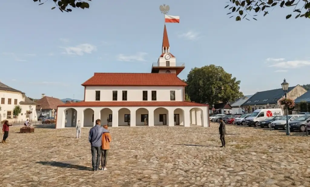 Czy ratusz wróci na starosądecki rynek? Student przygotował odważną wizję rekonstrukcji