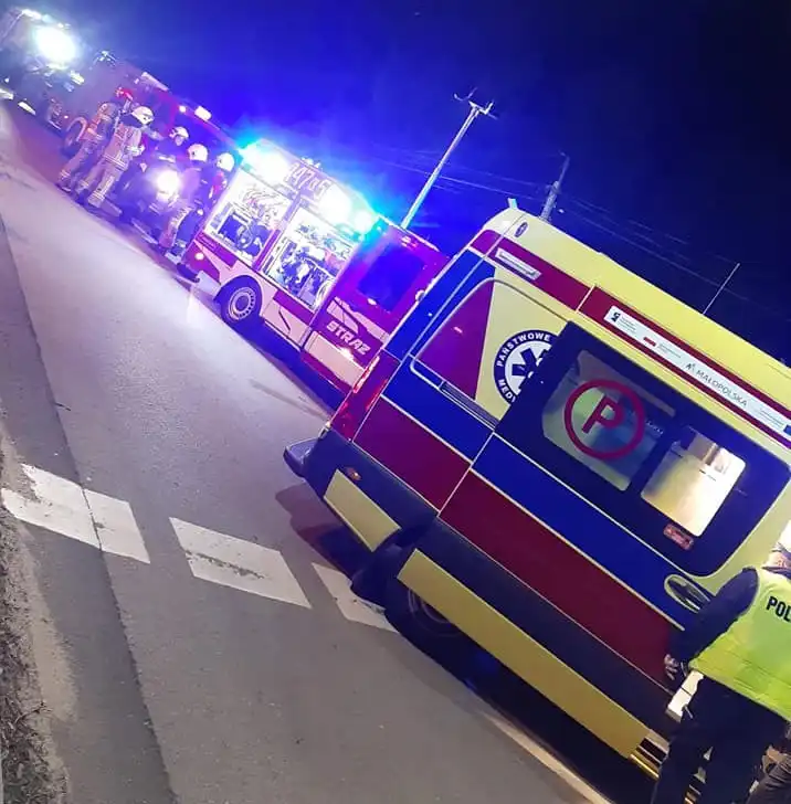 Wypadek w Lipinkach. Jedna osoba trafiła do szpitala