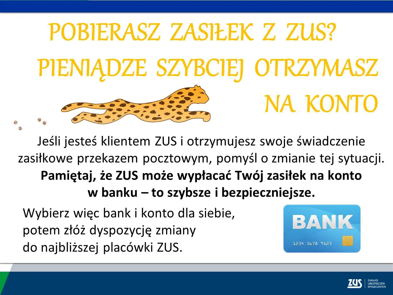 Kampania Informacyjno-Edukacyjna dla klientów ZUS - Bezpiecznie, zdrowo, bezgotówkowo