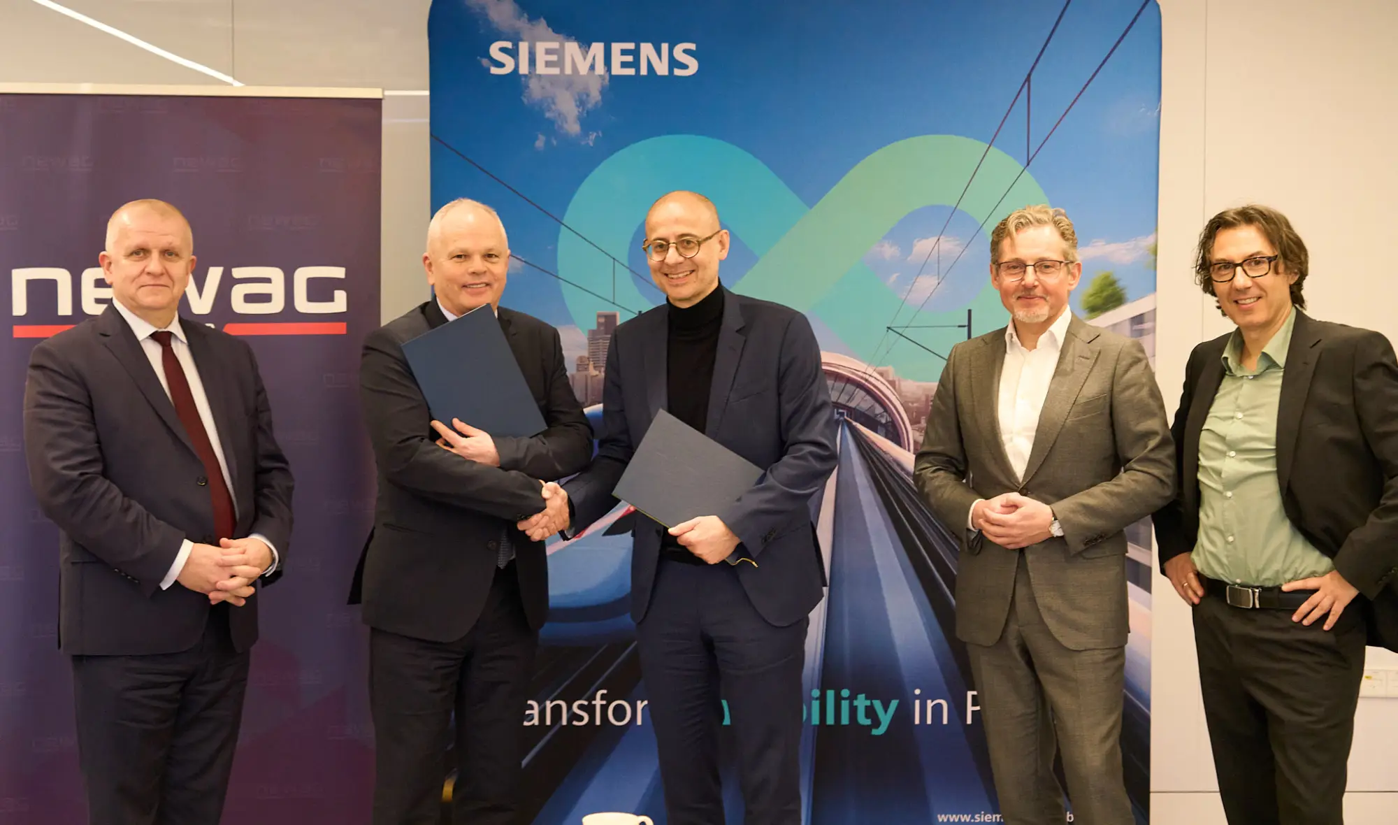 Kolej przyszłości. Siemens Mobility i NEWAG podpisują porozumienie