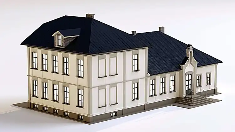 Modernizacja historycznego budynku Szkoły Ludowej w Binarowej na półmetku