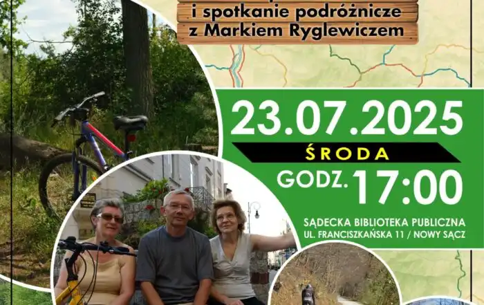 Rowerowa podróż po Sądecczyźnie z Markiem Ryglewiczem