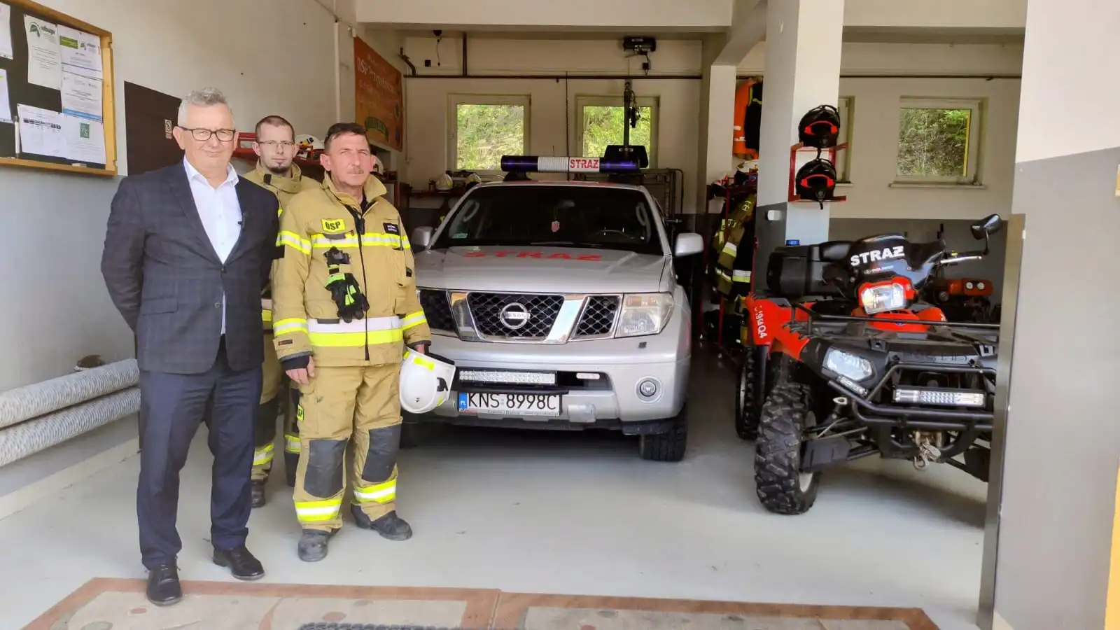 Remont remizy w Przysietnicy. Wsparcie dla strażaków z gminy Stary Sącz