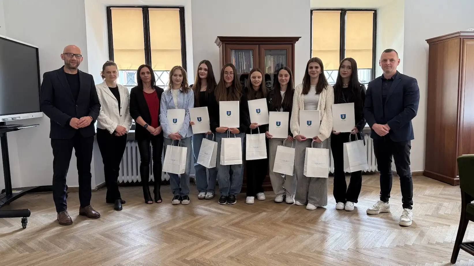 Brązowe medalistki z II LO w Nowym Sączu