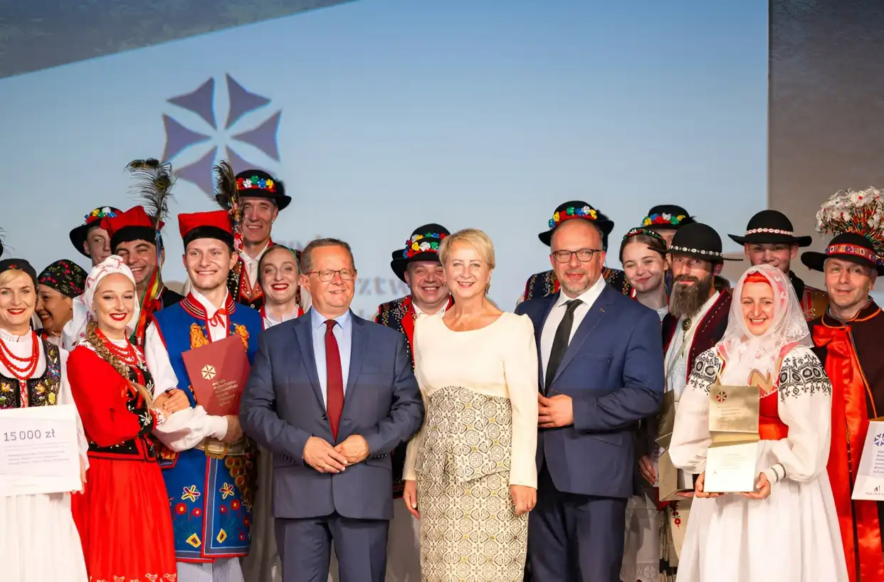Wręczono Nagrody Województwa Małopolskiego im. Władysława Orkana. Zespół Regionalny GÓRALE ŁĄCCY z II miejscem