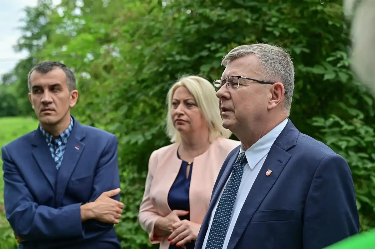 Marszałek Witold Kozłowski z wizytą w Nowym Sączu i Korzennej
