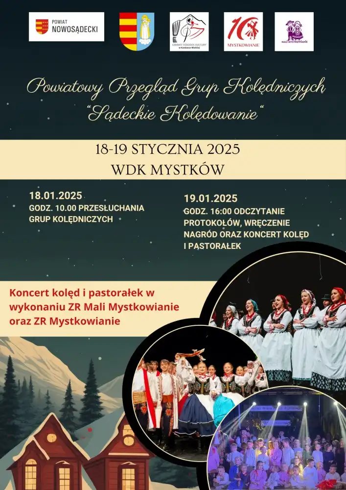 Sądeckie Kolędowanie. Magia Kolęd i Pastorałek w Mystkowie!