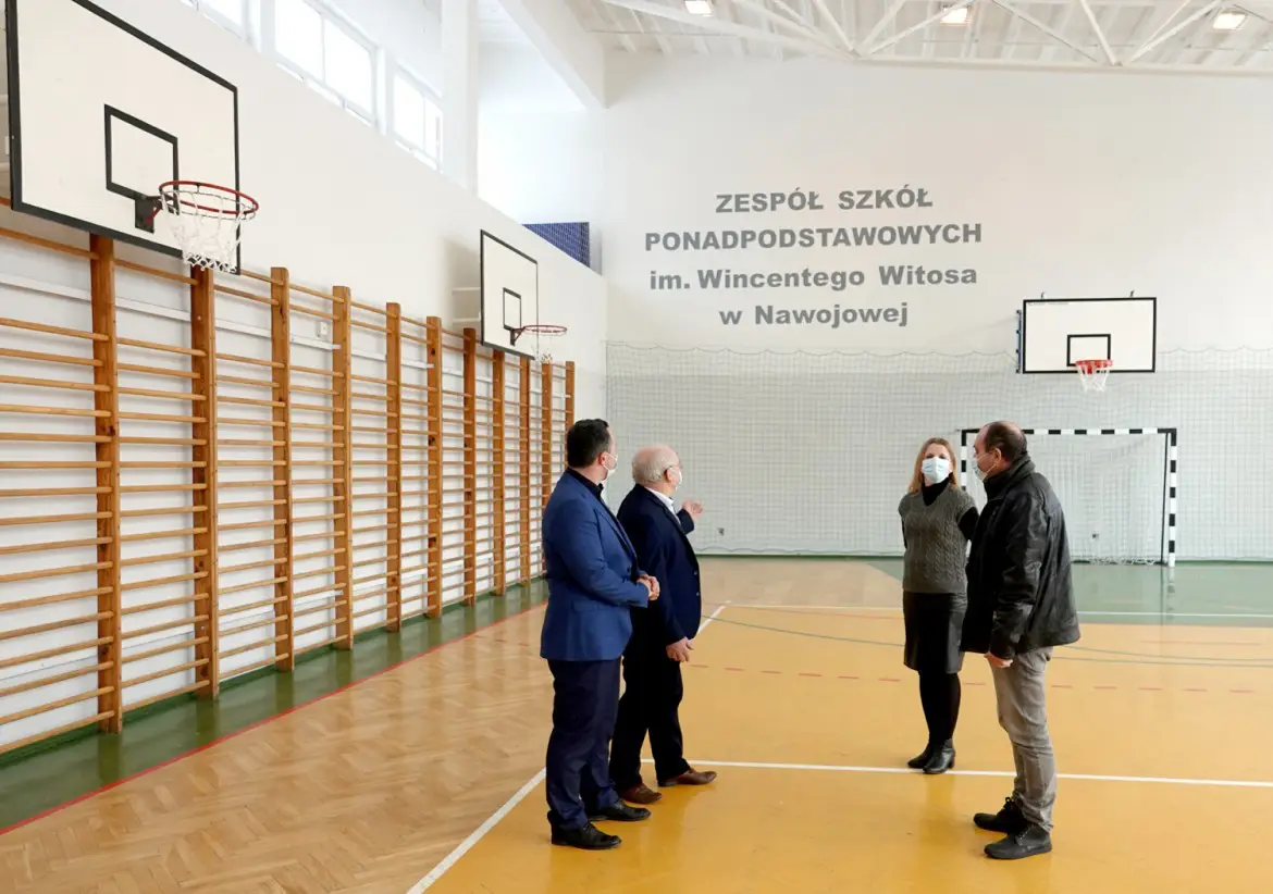 Sala gimnastyczna w ZSP w Nawojowej wyremontowana