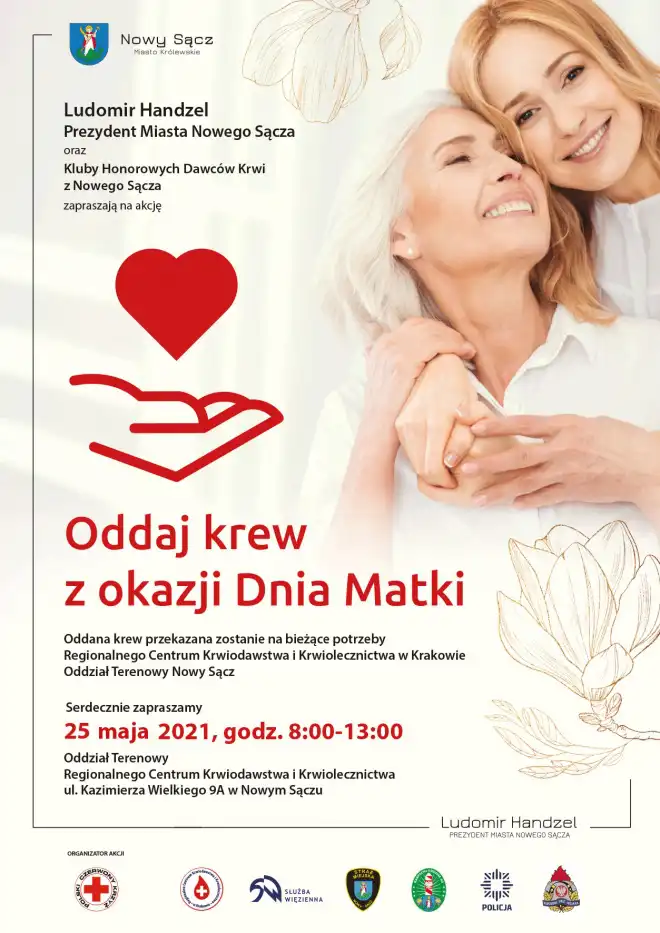 25 maja akcja "Oddaj krew z okazji Dnia Matki"