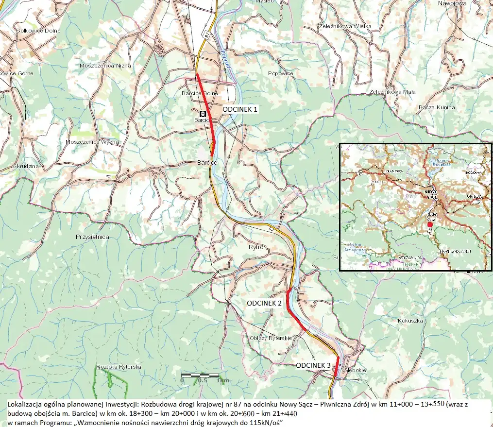 Jest decyzja środowiskowa na przebudowę 3 odcinków DK87 między Barcicami a Młodowem