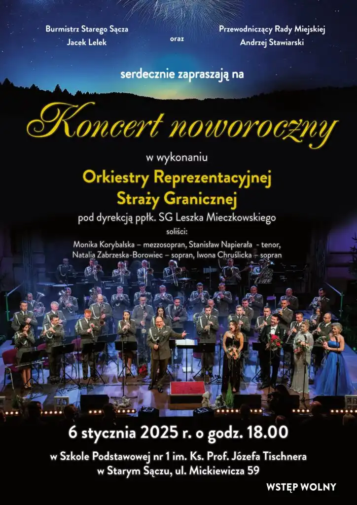 Muzyczna celebrowanie Nowego Roku. Koncert Noworoczny w Starym Sączu 2025
