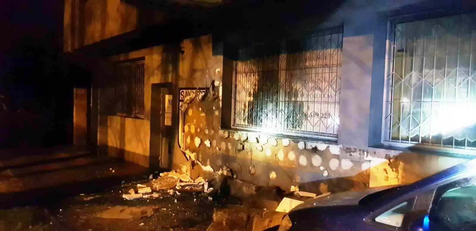 Nocne pożary w Nowym Sączu. Prawdopodobną przyczyną dwóch z nich podpalenie