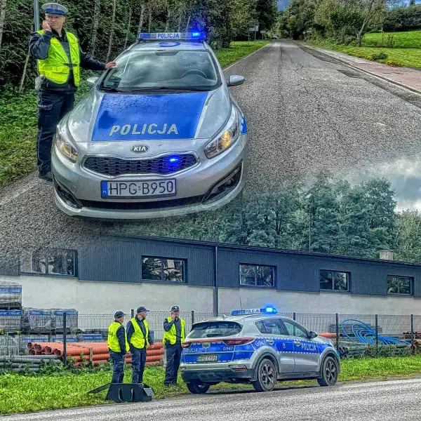 Policjanci z limanowskiej komendy przeprowadzili ćwiczenia dowódczo – sztabowe na terenie powiatu