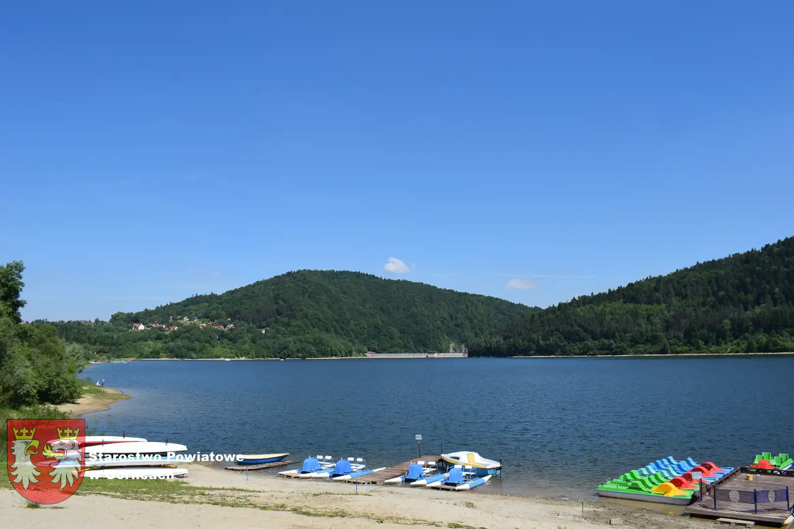 Ścieżki pieszo-rowerowe nad Klimkówką uroczyście otwarte