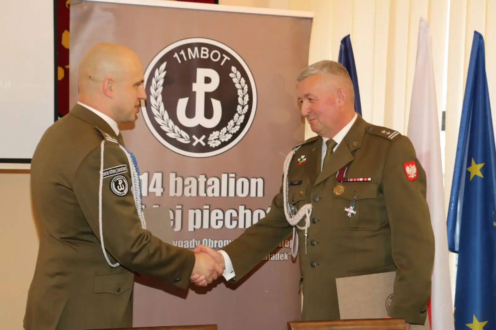 Zmiana Dowódcy w 114 Batalionie Lekkiej Piechoty w Limanowej
