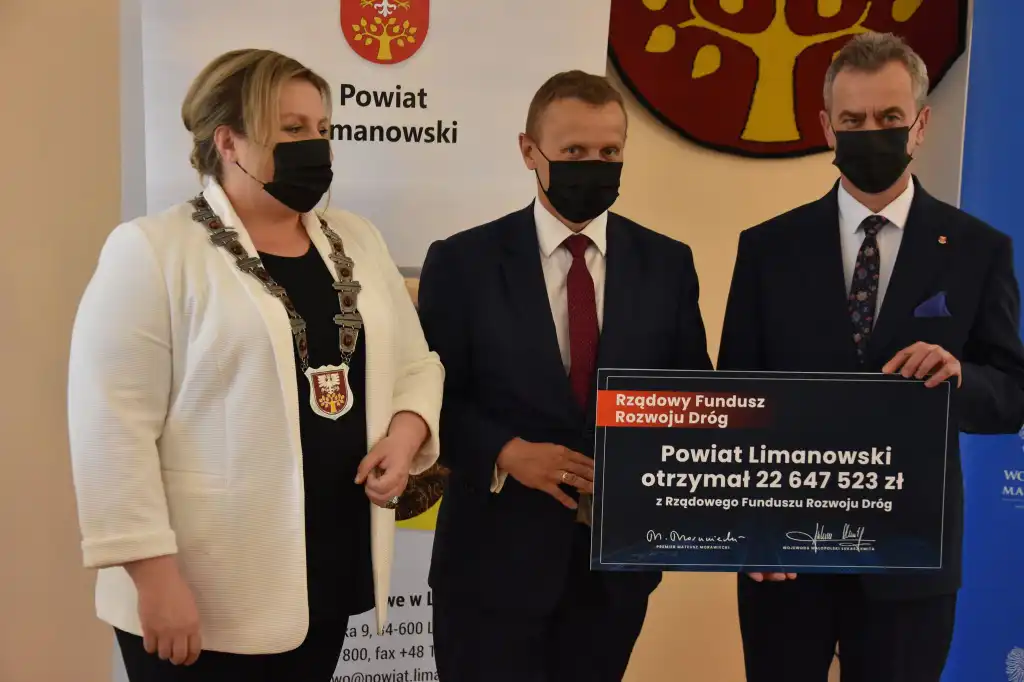 Powiat Limanowski z rządowym wsparciem w wysokości ponad 31 mln zł