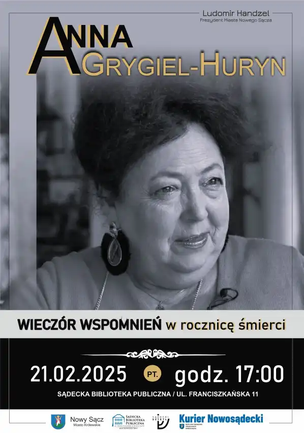Niezwykła Sądeczanka, niezwykłe świadectwo. Wieczór poświęcony Annie Grygiel-Huryn