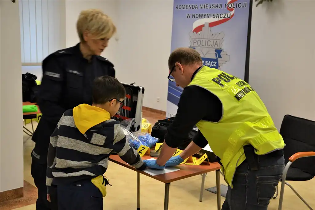 Najmłodsi odwiedzili Komendę Miejską Policji w Nowym Sączu