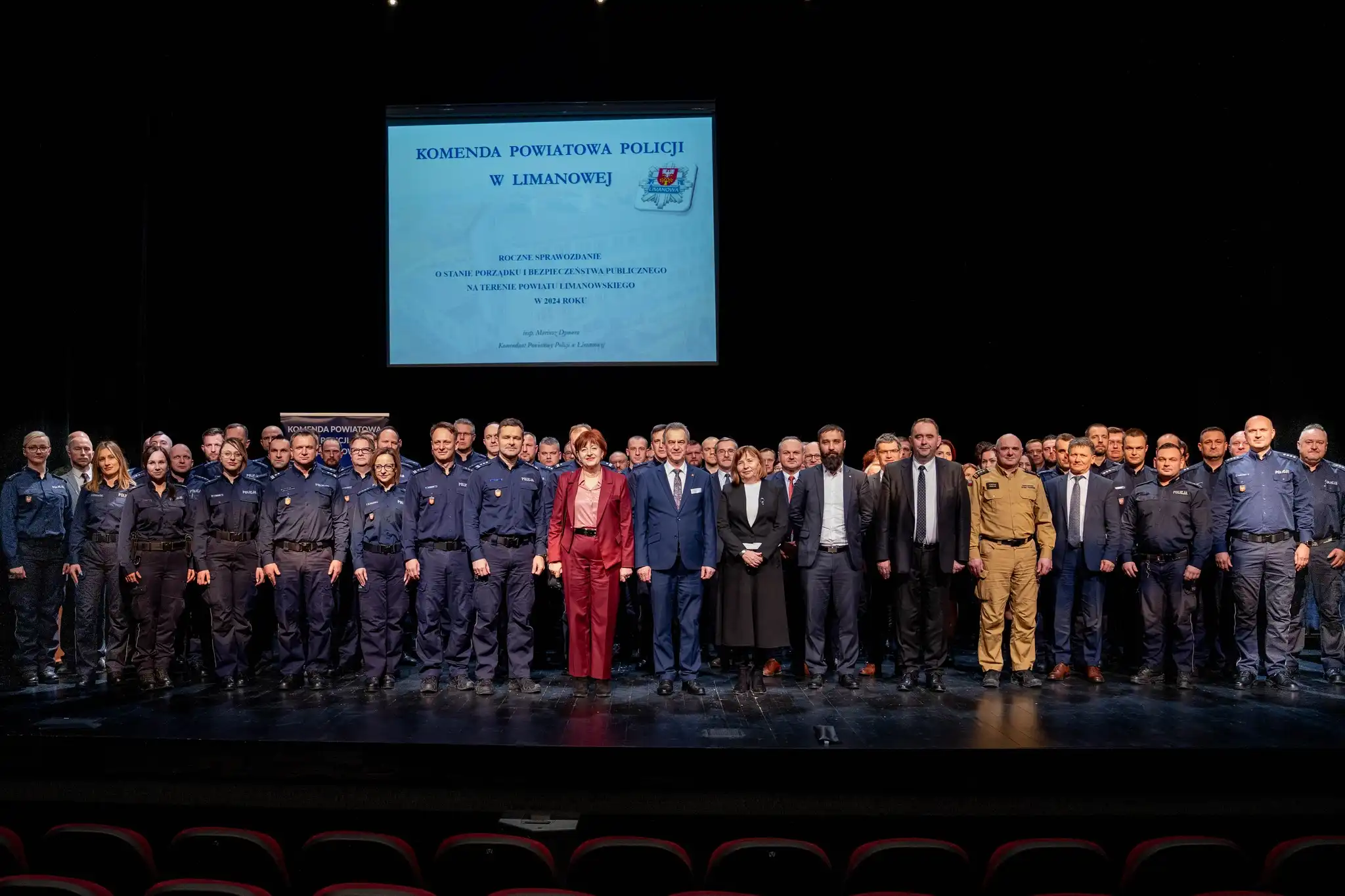 Bezpieczeństwo w Powiecie Limanowskim na wysokim poziomie. Podsumowanie odprawy Policji