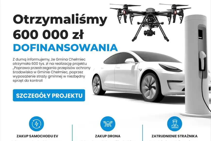 Gmina Chełmiec z dofinansowaniem z nowych Funduszy Europejskich dla Małopolski