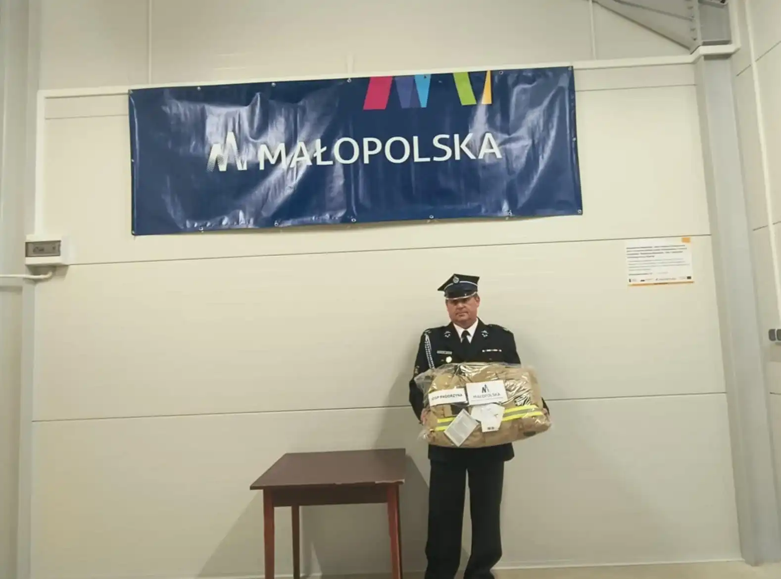 Nowy garaż i sprzęt ochronny dla OSP w Pagorzynie