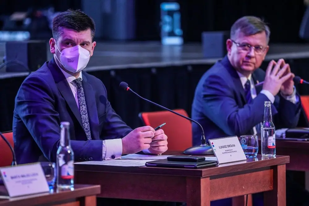 W Pijalni Głównej w Krynicy-Zdroju odbyło się wyjazdowe posiedzenie Zarządu Województwa Małopolskiego