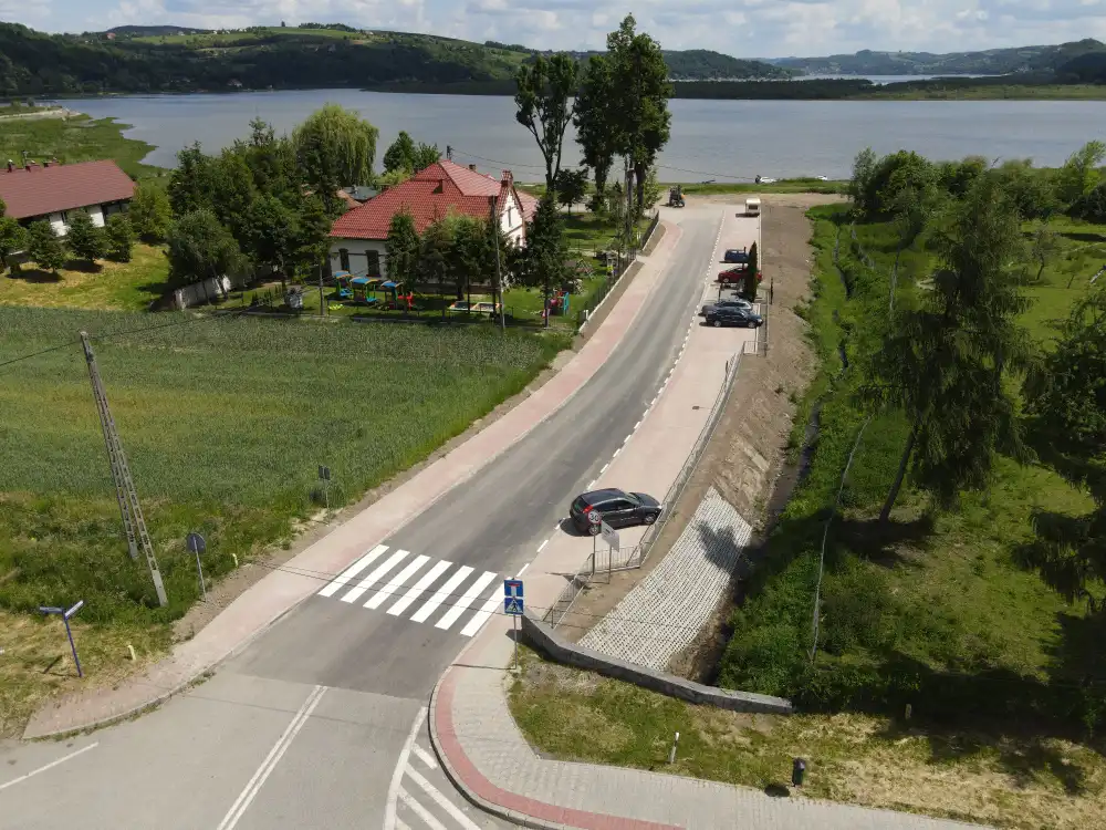 Tęgoborze: Droga gminna po remoncie
