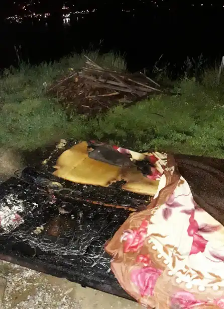 Pożar w budynku mieszkalnym w Rożnowie