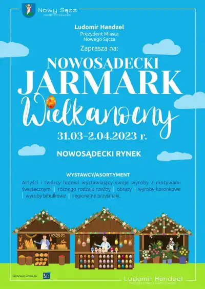 W dniach 31 marca - 2 kwietnia Nowosądecki Jarmark Wielkanocny