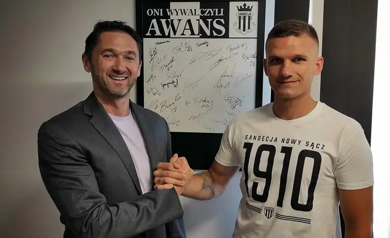 Kamil Słaby wraca do Sandecji