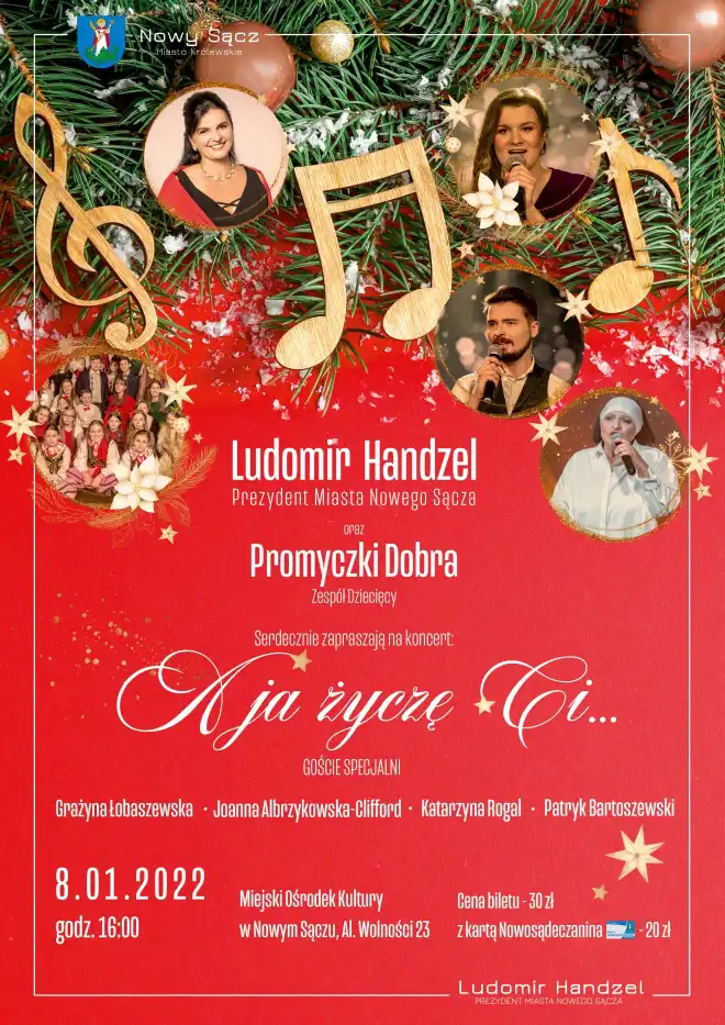 Koncert Noworoczny pt. „A ja życzę Ci...” w MOK